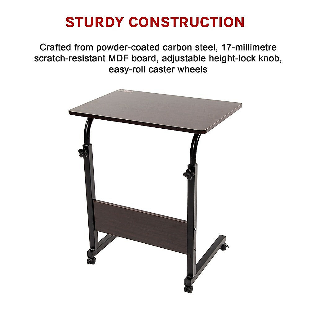 Mobile Laptop Desk Bed Stand Computer Table Adjustable Notebook Bedside Table - Cosy Abode