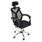 Office Chair Gaming Computer Chairs Mesh Back Foam Seat - Black - Cosy Abode