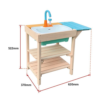 Childrens Outdoor Play Mud Kitchen Sand Pit - Cosy Abode