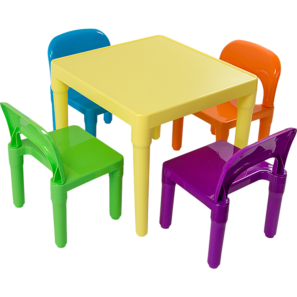 Kids Table and Chairs Play Set Toddler Child Toy Activity Furniture In-Outdoor - Cosy Abode