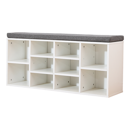 Shoe Cabinet Bench Shoes Storage Rack Organiser Wooden Shelf Cupboard Box - Cosy Abode