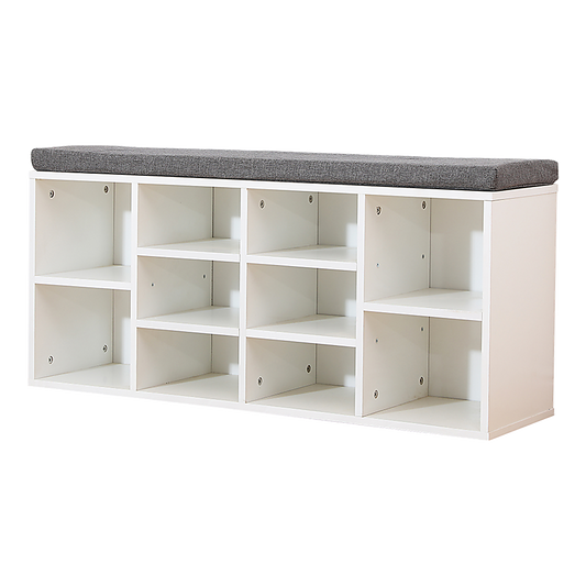 Shoe Cabinet Bench Shoes Storage Rack Organiser Wooden Shelf Cupboard Box - Cosy Abode