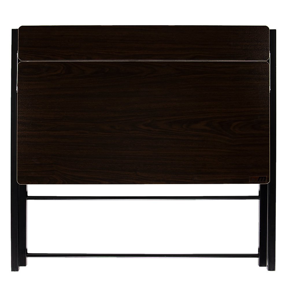 Folding Desk with Shelf Computer Laptop PC Table Side Home Office Furniture - Cosy Abode