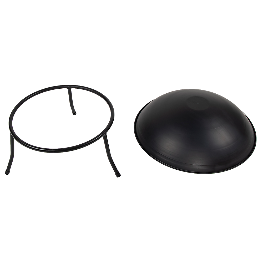 Iron Fire Bowl Traditional Log Fire Pit Outdoor Heating Camp Site Barbecue - Cosy Abode