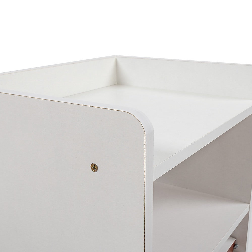 Bedside Tables Drawers Side Table Bedroom Furniture Nightstand White Unit - Cosy Abode