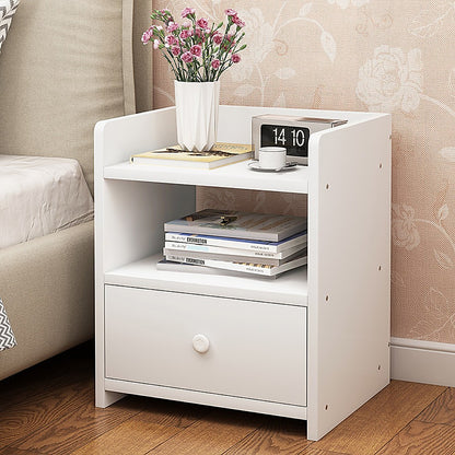 Bedside Tables Drawers Side Table Bedroom Furniture Nightstand White Unit - Cosy Abode