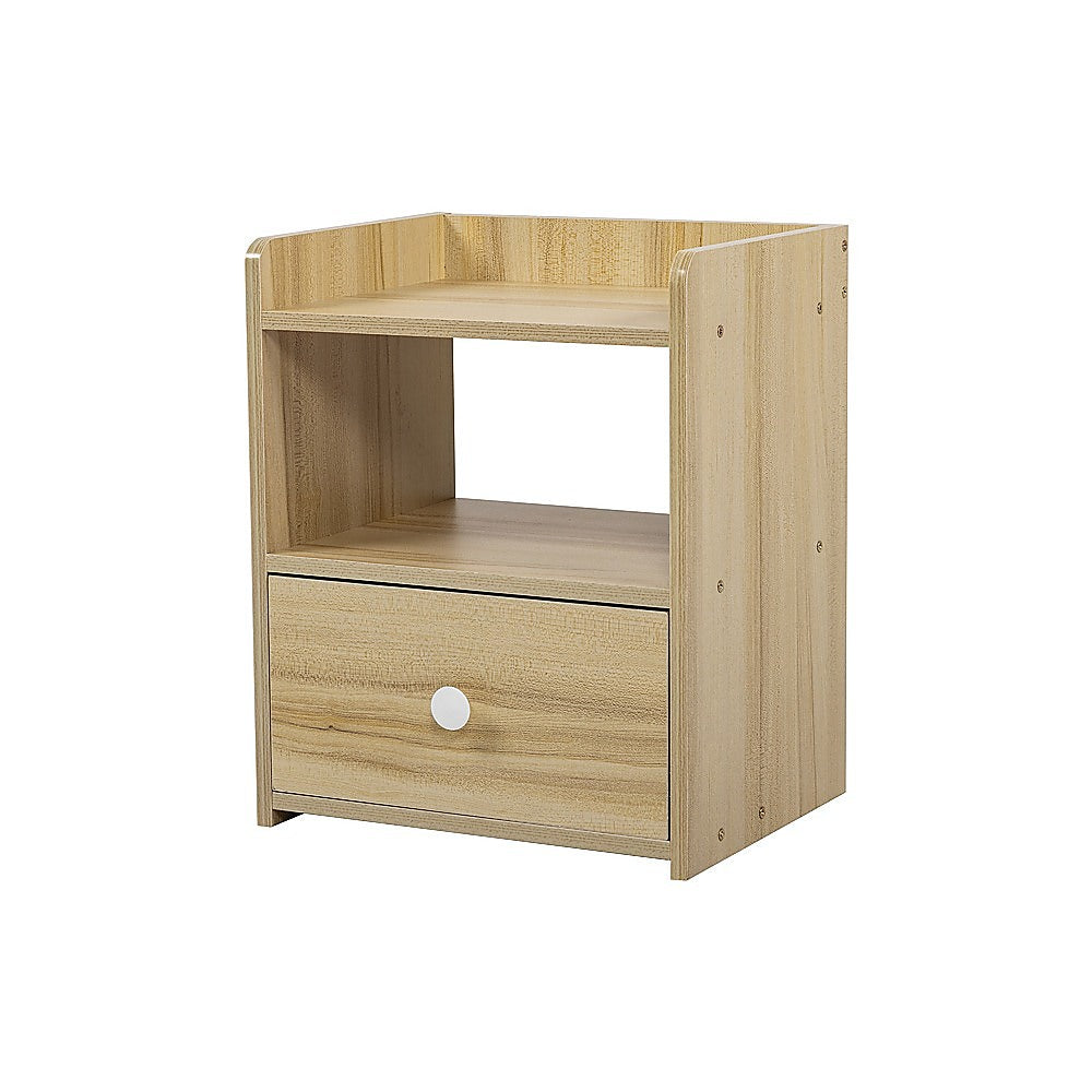 Bedside Tables Drawers Side Table Bedroom Furniture Nightstand Wood Unit - Cosy Abode