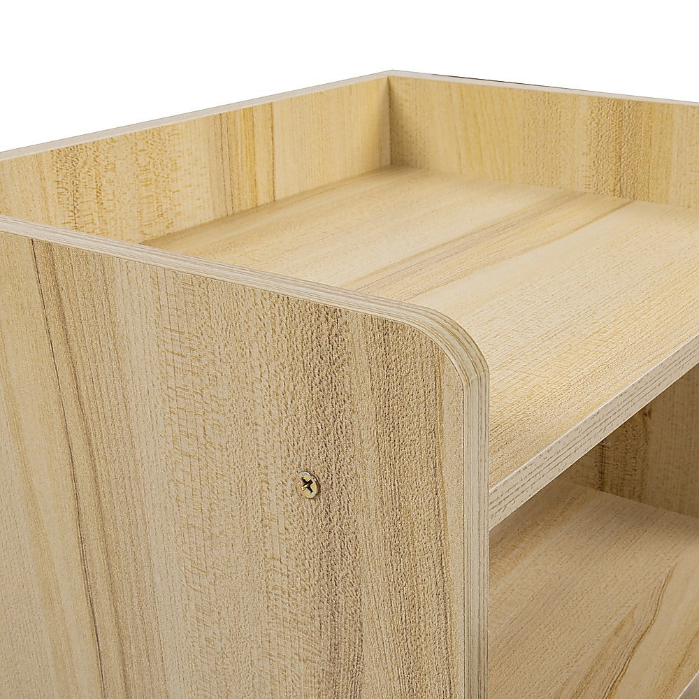 Bedside Tables Drawers Side Table Bedroom Furniture Nightstand Wood Unit - Cosy Abode