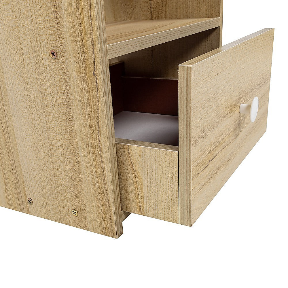 Bedside Tables Drawers Side Table Bedroom Furniture Nightstand Wood Unit - Cosy Abode