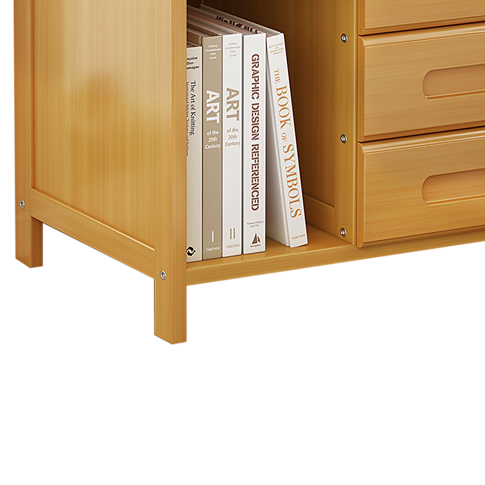 Bamboo Bedside Table Nightstand Storage Bedroom Sofa Side Stand - Cosy Abode