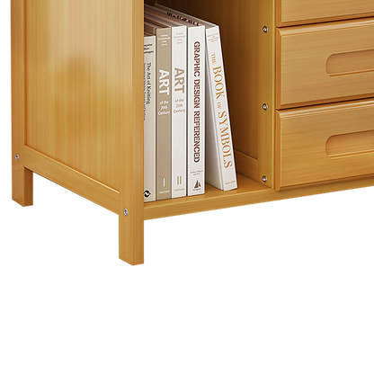 Bamboo Bedside Table Nightstand Storage Bedroom Sofa Side Stand - Cosy Abode