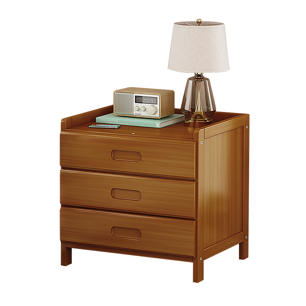 Bamboo Bedside Table Nightstand Storage Bedroom Sofa Side Stand - Cosy Abode
