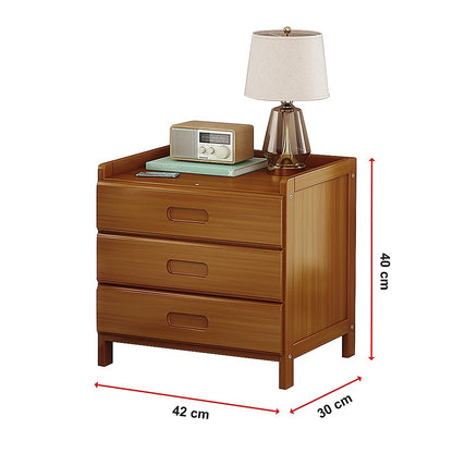 Bamboo Bedside Table Nightstand Storage Bedroom Sofa Side Stand - Cosy Abode