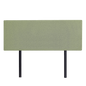 Linen Fabric Queen Bed Deluxe Headboard Bedhead - Olive Green - Cosy Abode