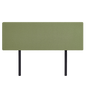 Linen Fabric King Bed Deluxe Headboard Bedhead - Olive Green - Cosy Abode