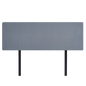 Linen Fabric King Bed Deluxe Headboard Bedhead - Berlin Blue - Cosy Abode