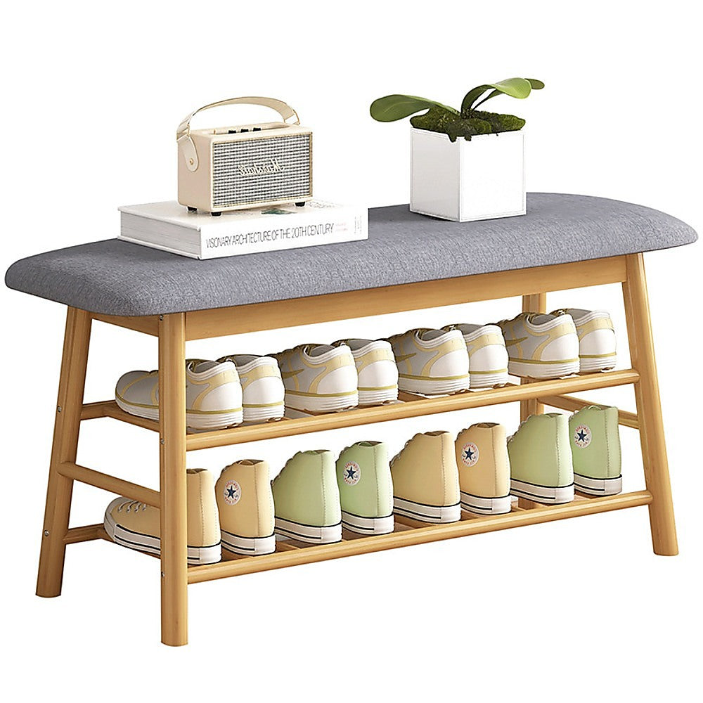 Shoe Stool Storage Rack Cabinet Multifunctional Space Saving - Cosy Abode