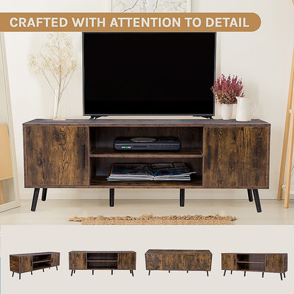 Modern TV Cabinet Entertainment Unit Stand Storage - Cosy Abode