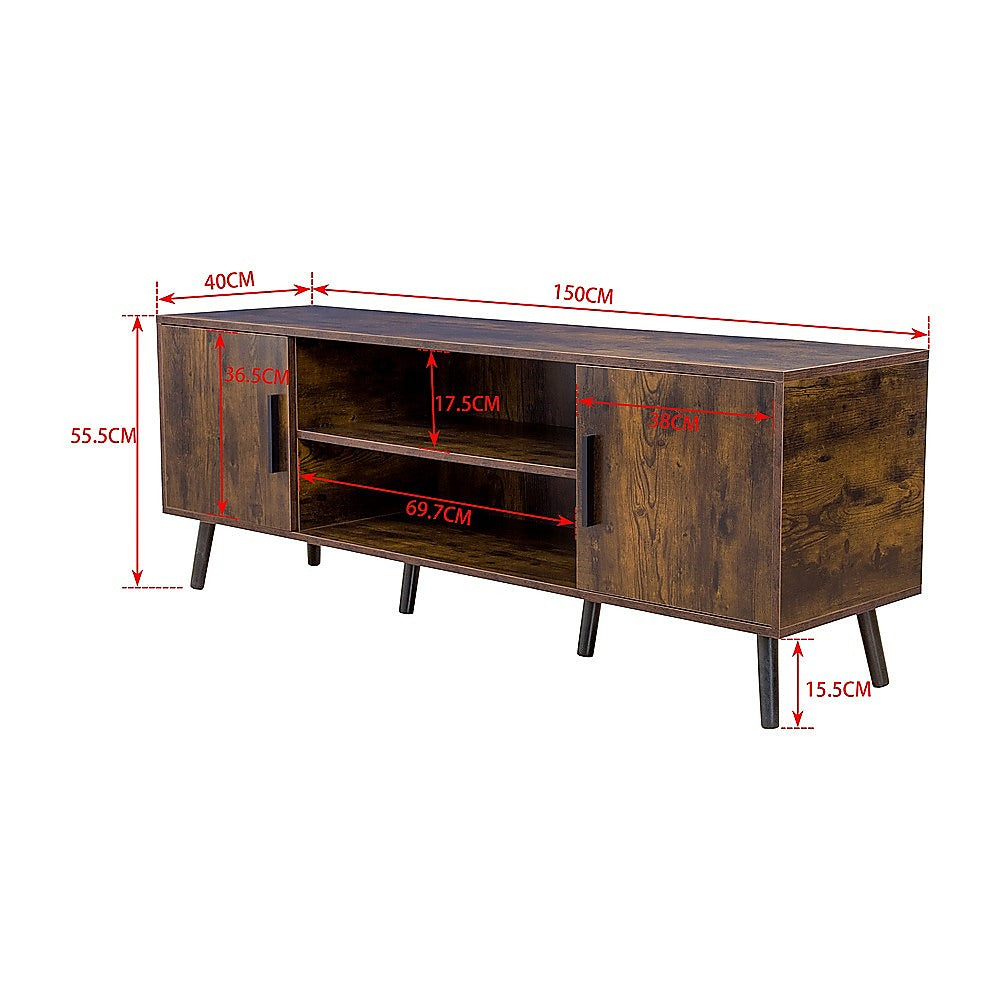 Modern TV Cabinet Entertainment Unit Stand Storage - Cosy Abode