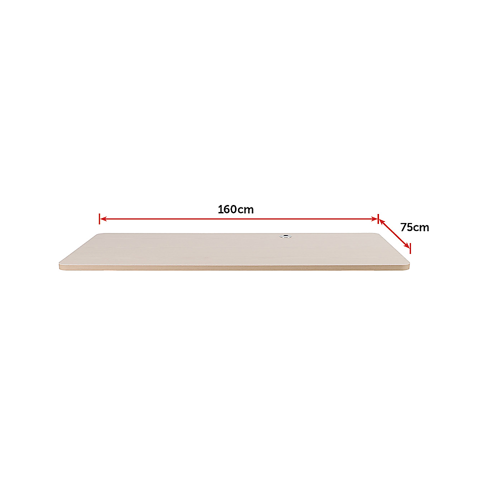 Office Home Computer Desk Table Top with Cable Hole - Cosy Abode