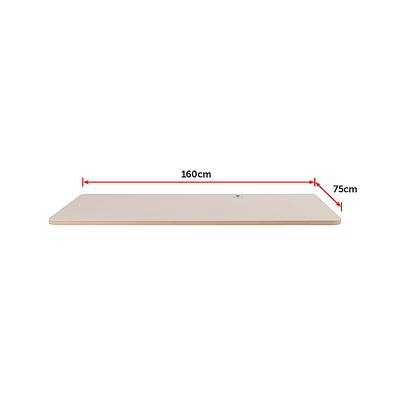 Office Home Computer Desk Table Top with Cable Hole - Cosy Abode