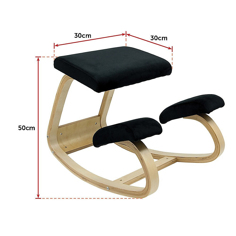 Kneeling Office Chair Ergonomic Rocking Posture Improving Stool - Cosy Abode