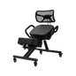 Ergonomic Kneeling Posture Chair with Backrest Adjustable Height and Casters - Cosy Abode
