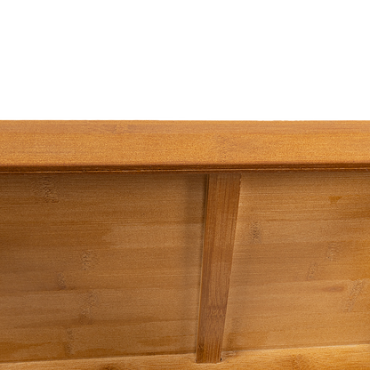 Bamboo Shoe Rack Wooden Bench Storage Organiser Cabinet Holder Stool - Cosy Abode
