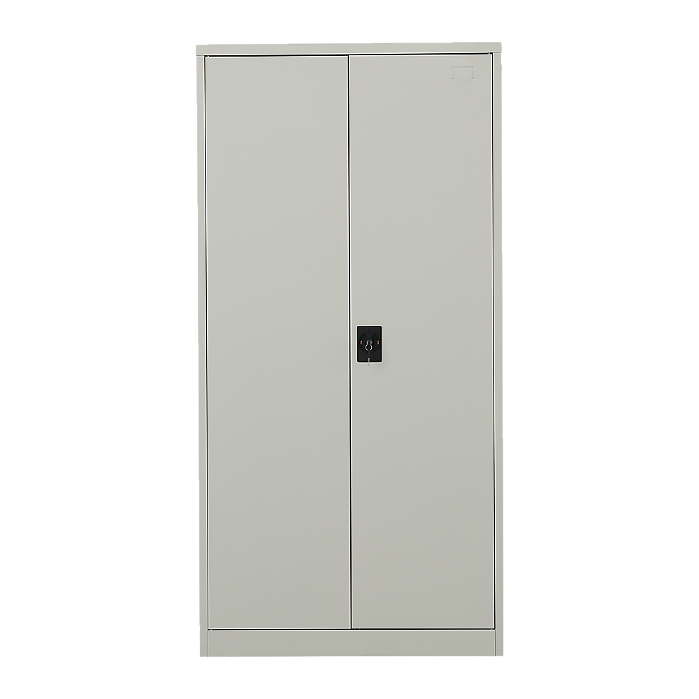 Two-Door Metal Cabinet Shelf Storage for Home Office Gym - Cosy Abode