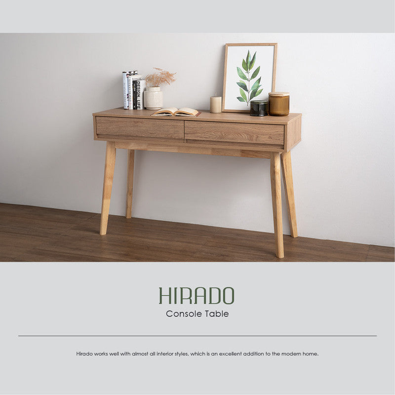 Hirado Console Hallway Table - Natural - Cosy Abode