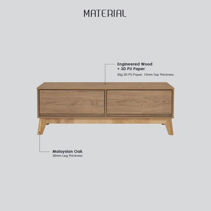 Hirado Coffee Table - Cocoa - Cosy Abode