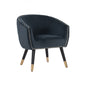 Deniz Lounge Chair Tub Chair Accent Armchair - Blue - Cosy Abode