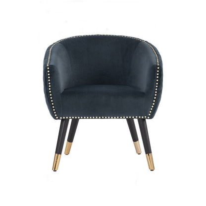 Deniz Lounge Chair Tub Chair Accent Armchair - Blue - Cosy Abode