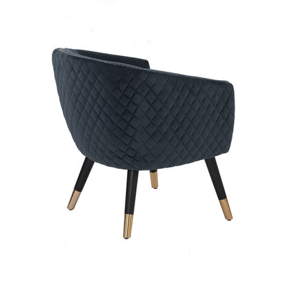 Deniz Lounge Chair Tub Chair Accent Armchair - Blue - Cosy Abode