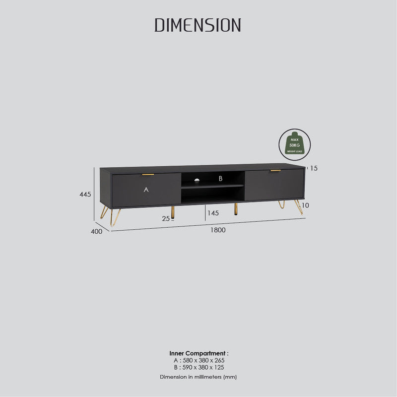 Volos Entertainment TV Unit - Cosy Abode