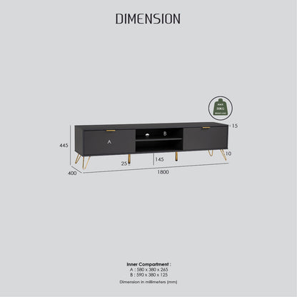 Volos Entertainment TV Unit - Cosy Abode