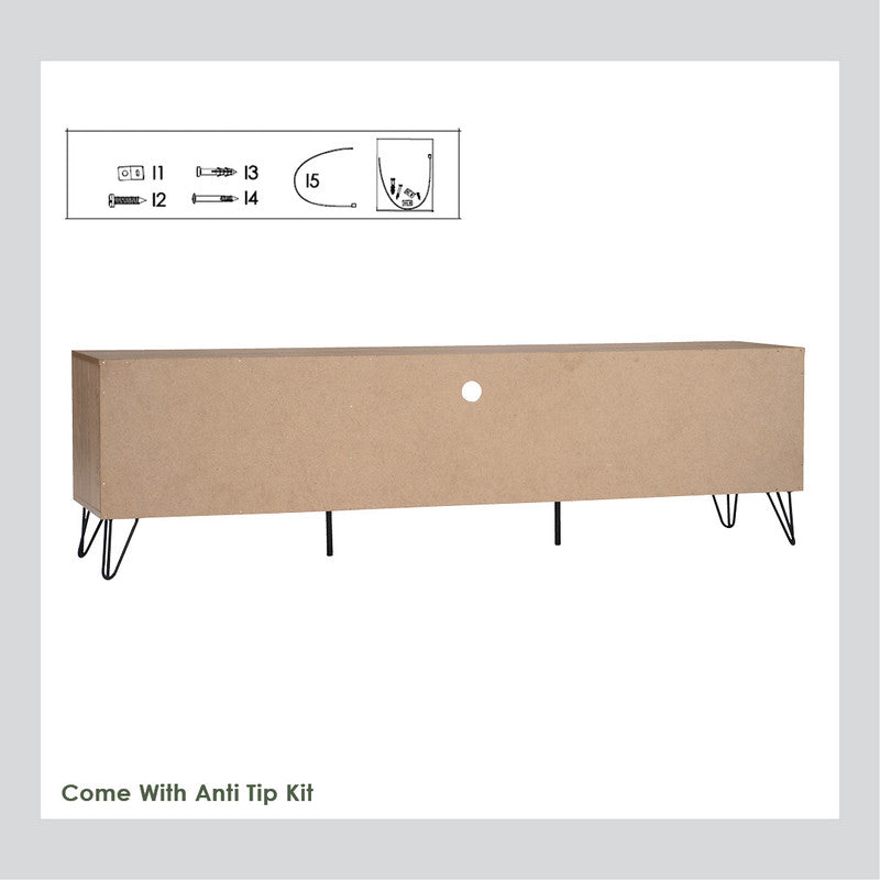 Hirado Entertainment TV Unit - Cocoa - Cosy Abode