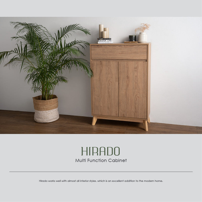 Hirado Sideboard Hallway Table Shoe Cabinet - Natural - Cosy Abode