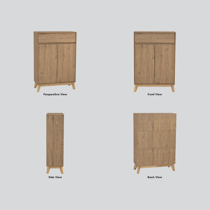 Hirado Sideboard Hallway Table Shoe Cabinet - Natural - Cosy Abode