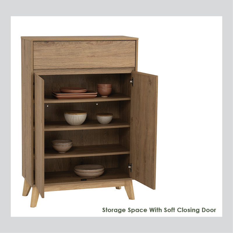 Hirado Sideboard Hallway Table Shoe Cabinet - Natural - Cosy Abode