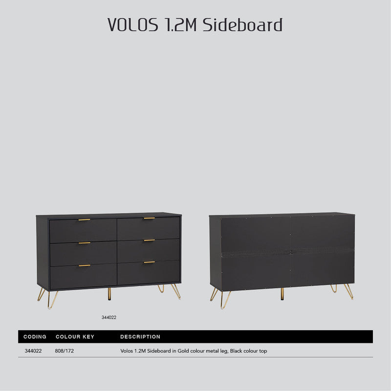 Volos Sideboard Buffet - Cosy Abode