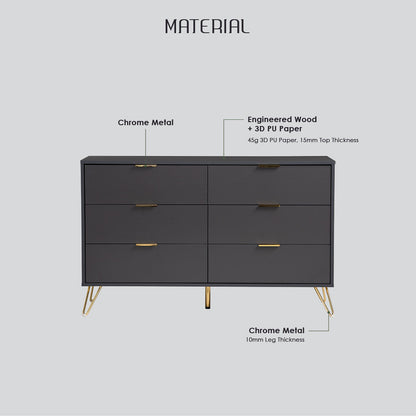 Volos Sideboard Buffet - Cosy Abode