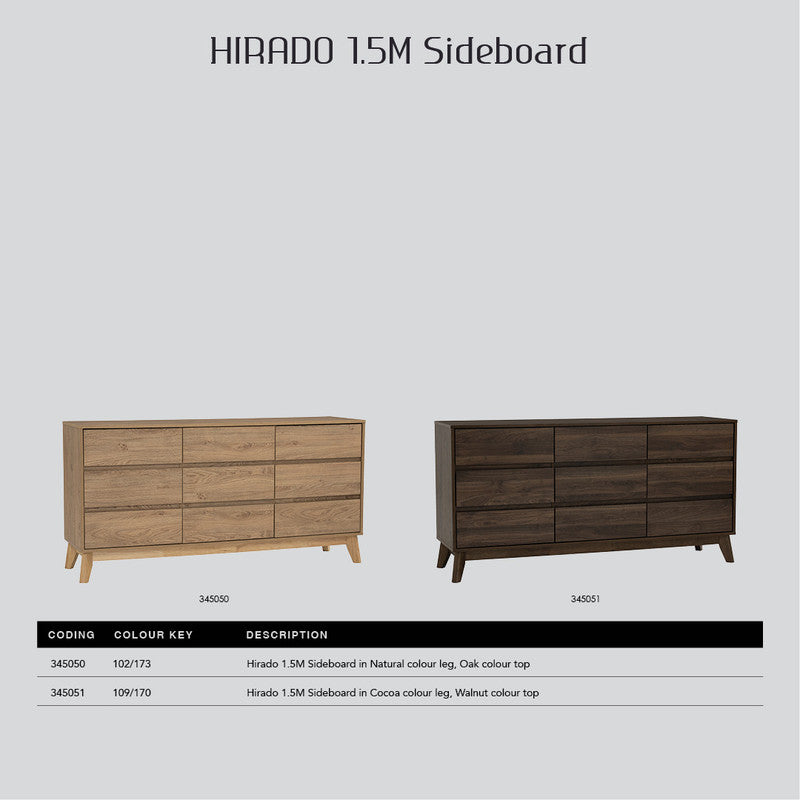 Hirado Sideboard Buffet - Natural - Cosy Abode