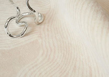 Wabi-Sabi style- white Imitation Cashmere Rug 200cm＊300cm - Cosy Abode