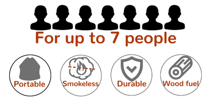 Ecoflame - The Smokeless Fire Pit & Cooking Grill - Cosy Abode