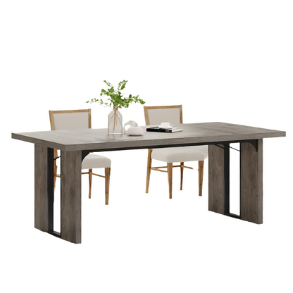 NNETMLT Rustic  Rectangular Dining Table - Cosy Abode