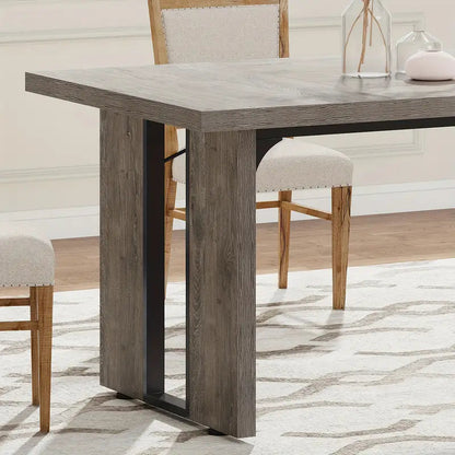 NNETMLT Rustic  Rectangular Dining Table - Cosy Abode