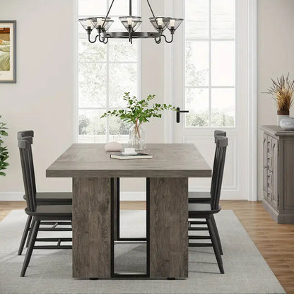 NNETMLT Rustic  Rectangular Dining Table - Cosy Abode