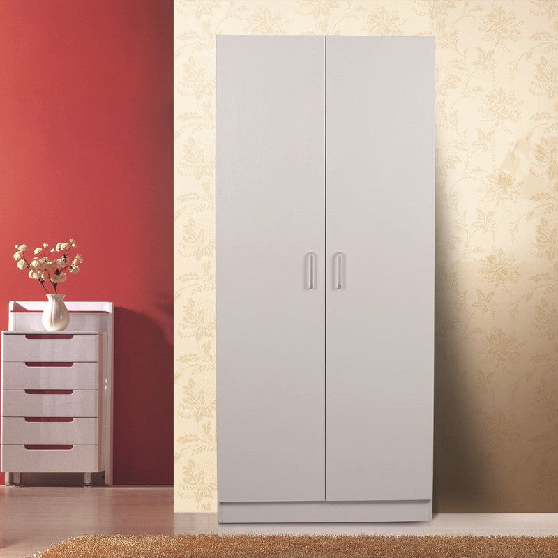 NNECN Two-Door Hanging Wardrobe - Cosy Abode
