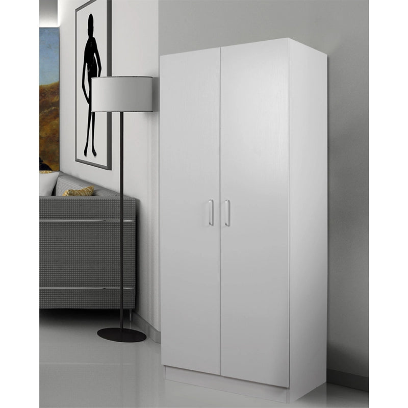 NNECN Two-Door Hanging Wardrobe - Cosy Abode